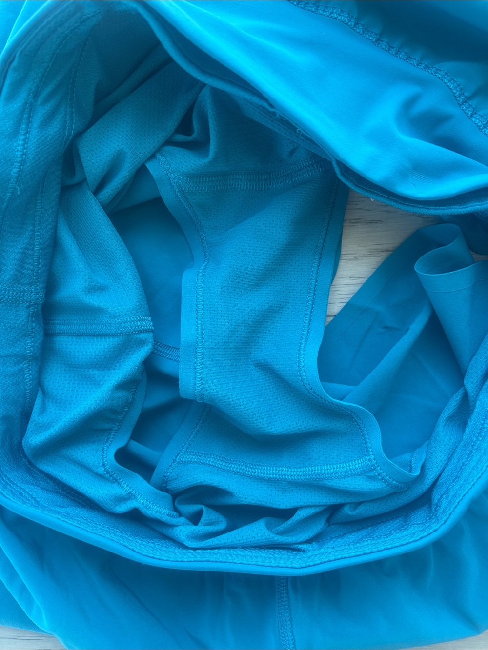 Lululemon Fast and Free High-Rise Split Shorts 3” Hawaiian Blue Medium - Picture 7 of 10